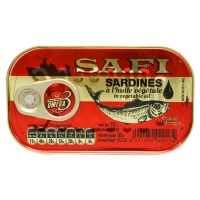 SARDINES IN VEGETABLE OIL 125G SAFI